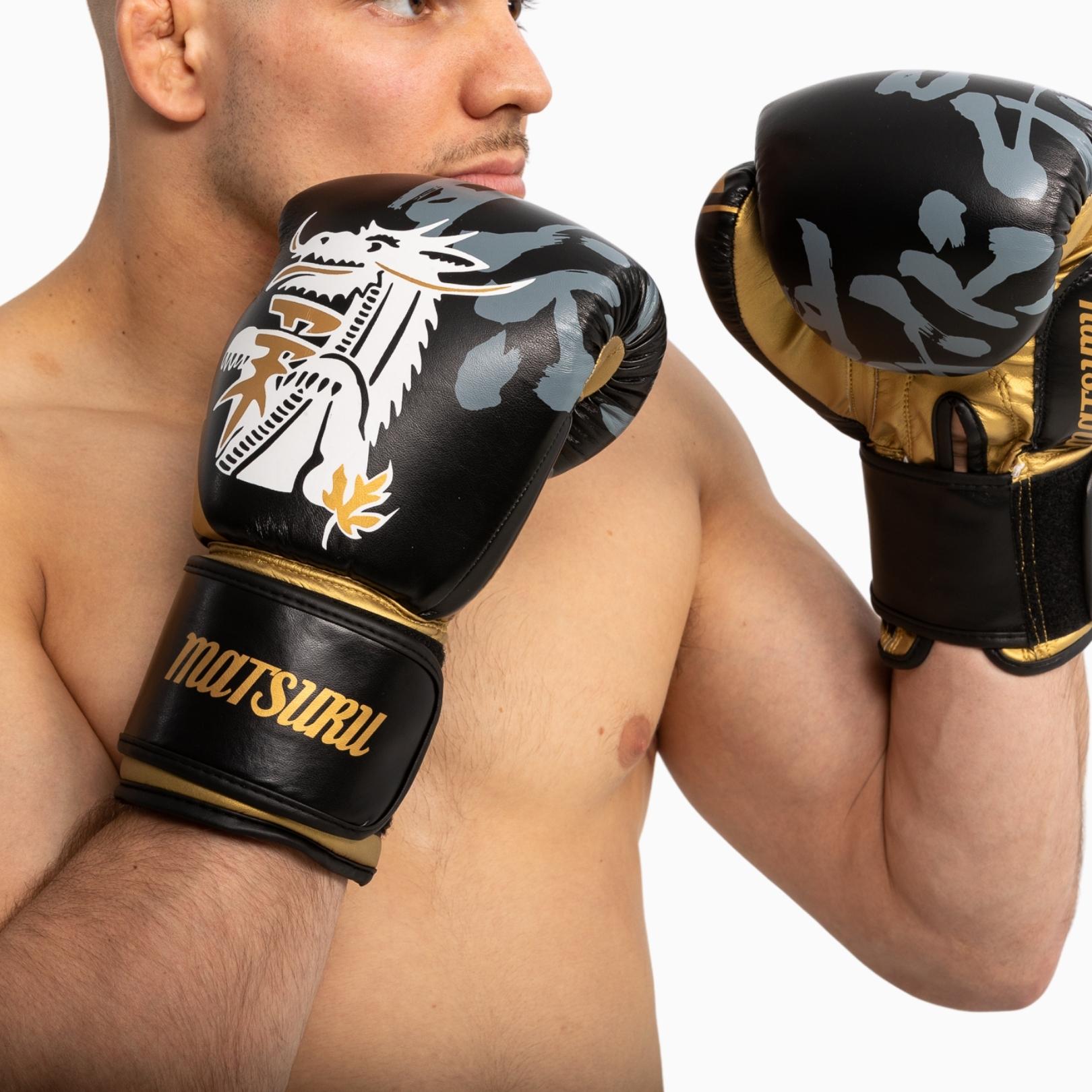 Matsuru Professional Boxing Gloves for Men & Women - Premium Training, Sparring, and Heavy Bag Workouts - Ideal for MMA, Kickboxing, and Fitness Training