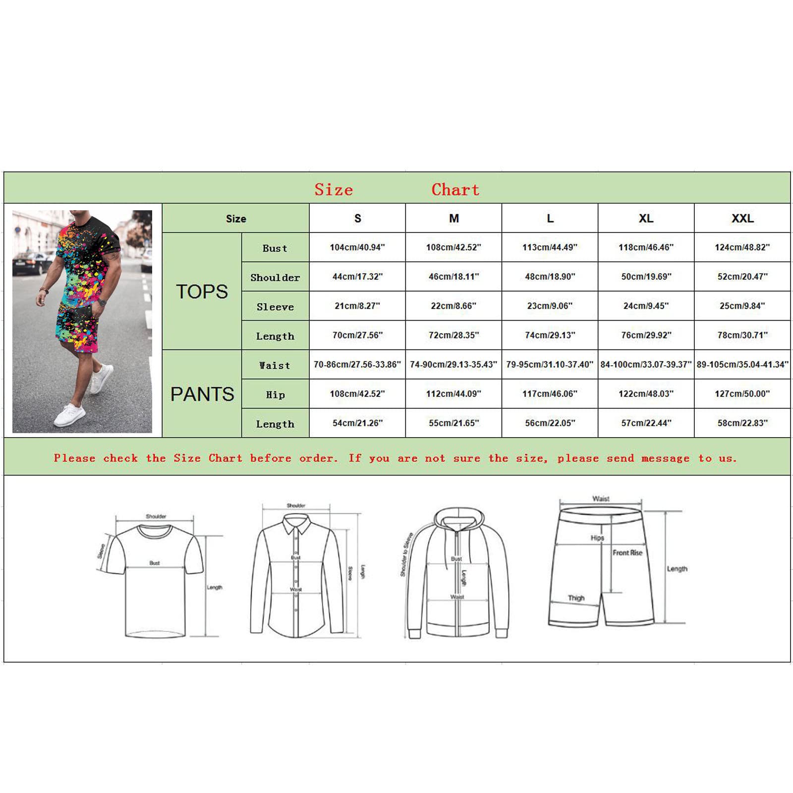 LindoMaker Men's Summer Short Sleeve Crewneck T-Shirt & Shorts Matching Set - Relaxed Fit Workout Tracksuit with Pockets | Gym, Running, Casual Wear | 2023 Collection