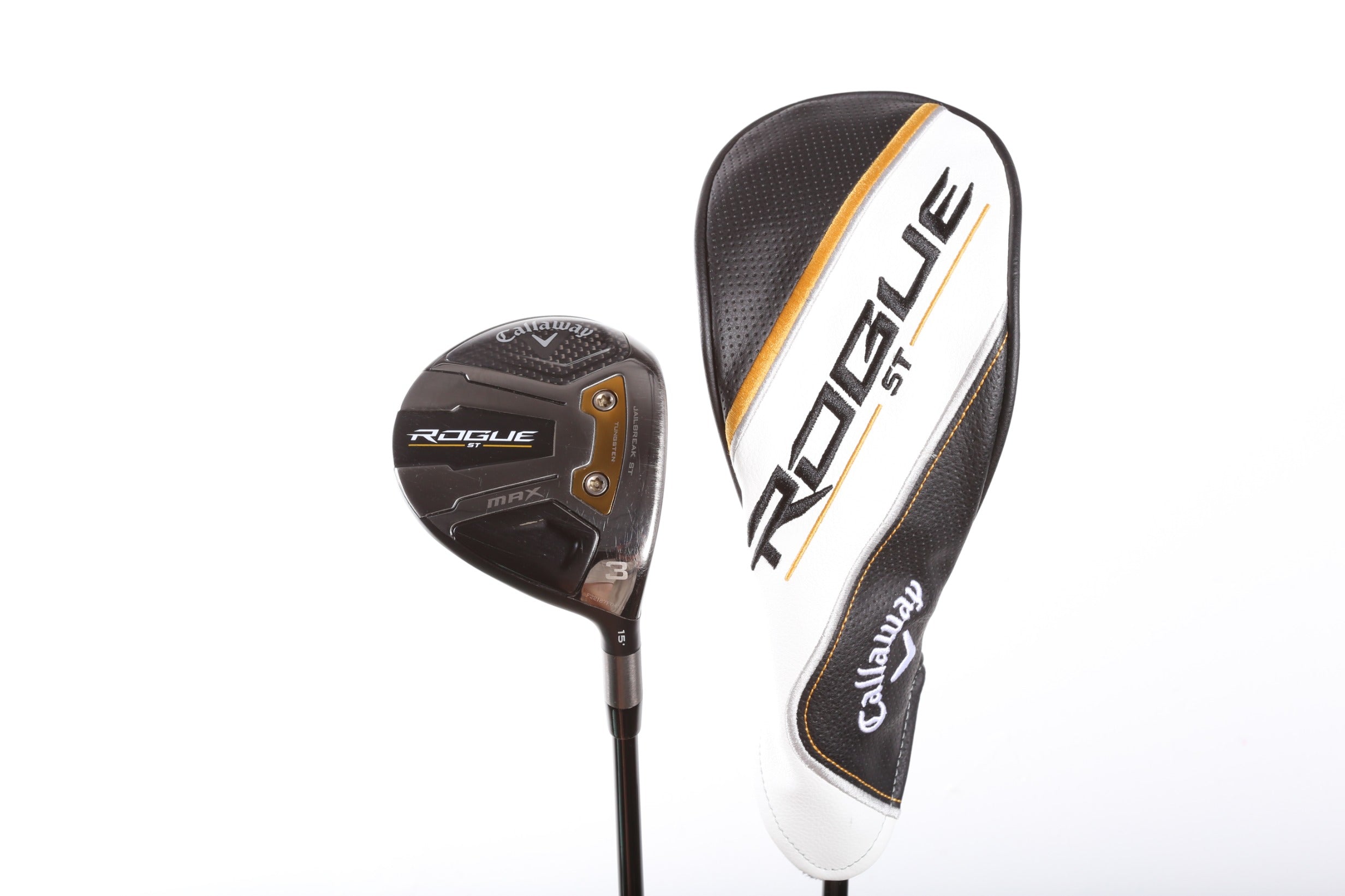 Used Callaway Rogue ST MAX 3 Wood Right Handed 15° Stiff Flex Golf Club - Perfect for Mid-Handicap Players on Fairway Shots & Long Approaches