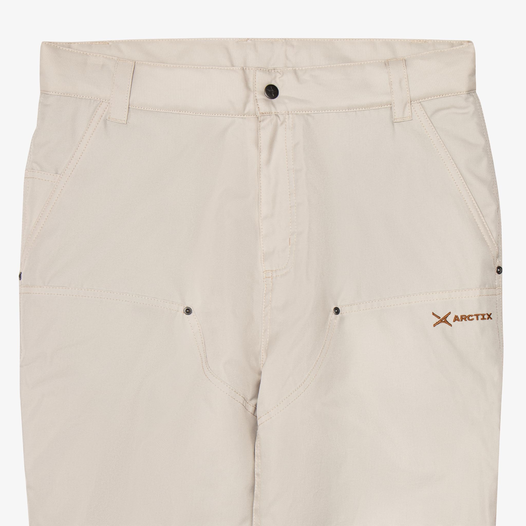 Arctix Men's Fleece Lined Insulated Snow Pants - Waterproof Winter Work Pants for Cold Weather, Hunting & Outdoor Activities