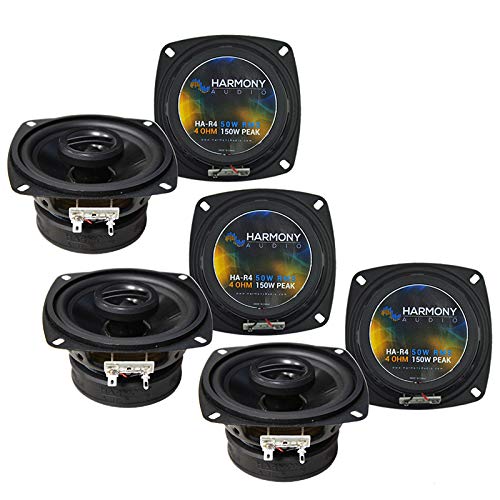 Harmony Audio HA-R4 Speaker Replacement Upgrade Kit - Compatible with 1980-1993 Volkswagen Jetta (3) - Factory Direct Sound System Enhancement for Classic Car Audio Upgrade