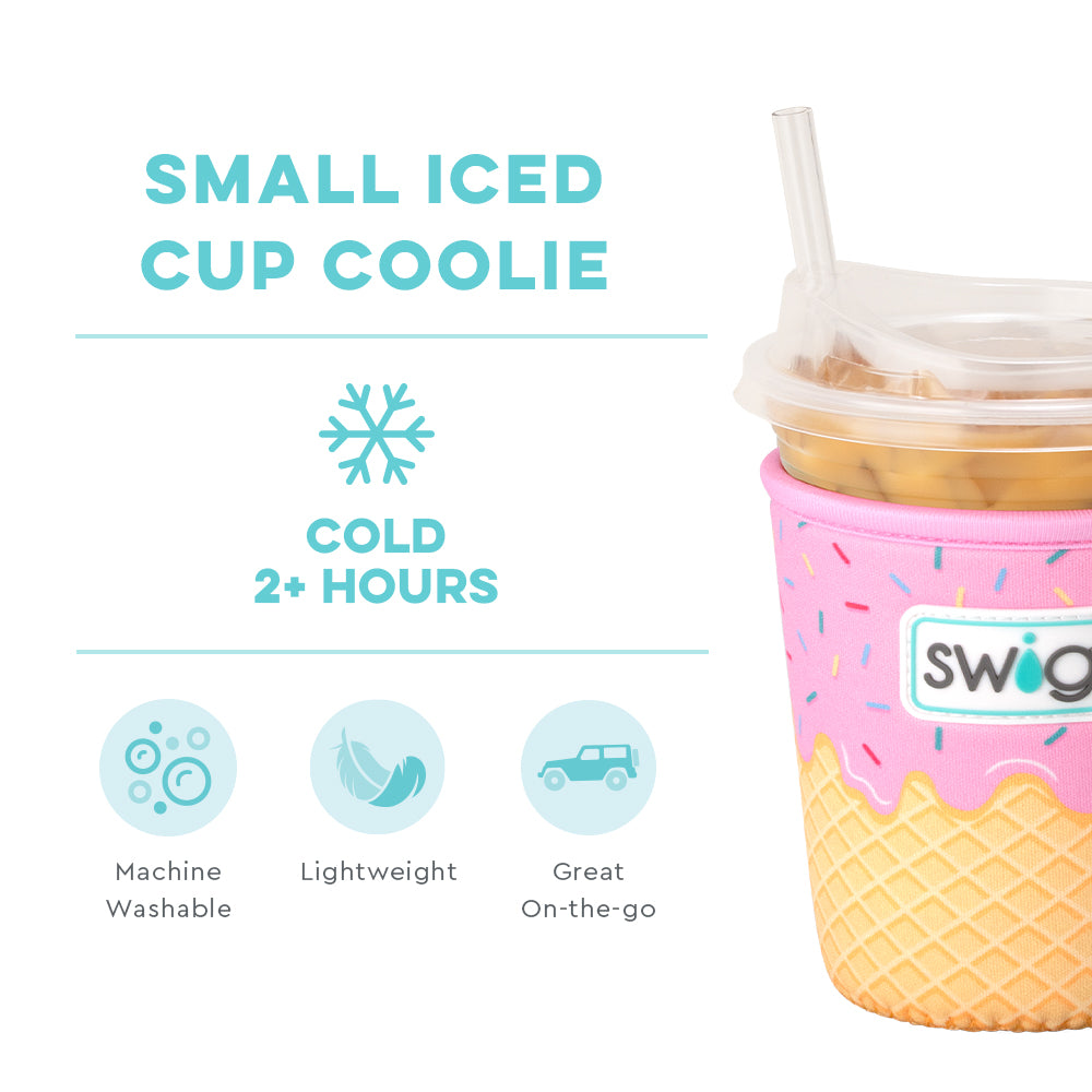 Small Iced Cup Coolie - Insulated Beverage Holder for Cold Drinks, Perfect for Parties, Beach Outings and Summer Gatherings