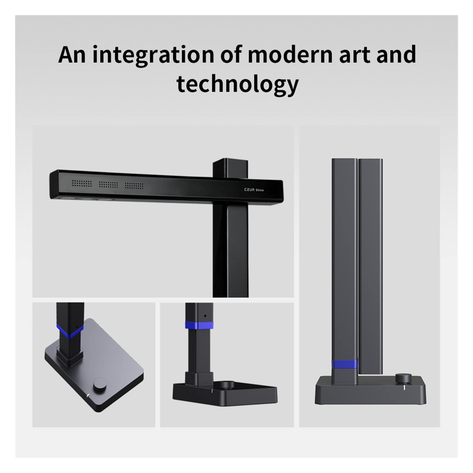 800 A3 Pro Portable 8MP USB Document Camera Scanner with OCR - A3 Size Scanning for Office, School & Teaching | Perfect for Digitizing Books, Whiteboard Notes & Large Documents (Shine 800 Pro A3)