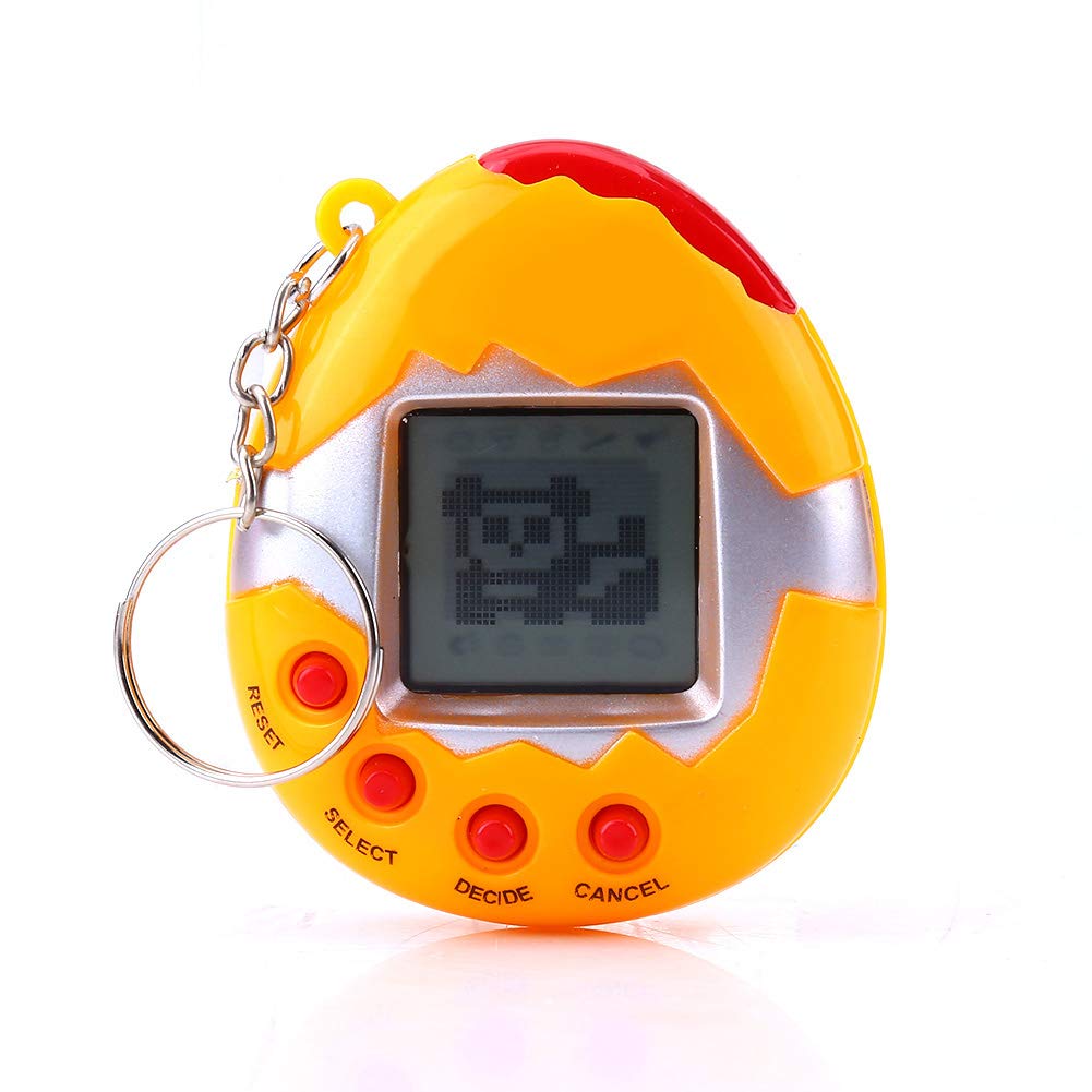 Digital Pet Game for Kids - 4 Button Electronic Toy (White) for Fun & Learning