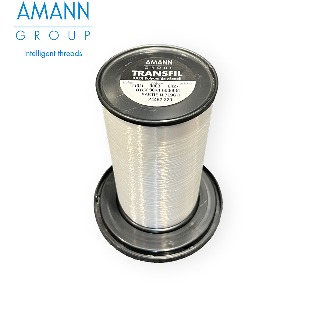 Amann Transfil Clear Invisible Thread for Blind Hemming - Perfect for Sewing, Alterations & Invisible Stitches on Garments, Dresses & Delicate Fabrics