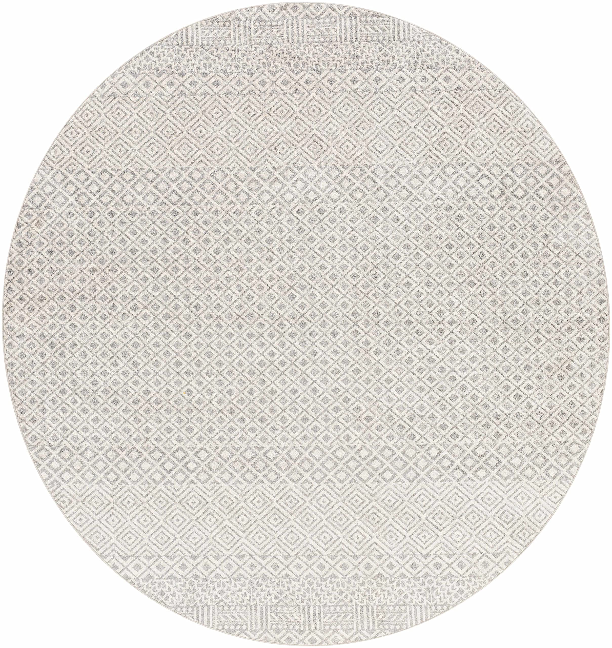 Hauteloom Maanas Washable Area Rug - Soft & Durable Gray Rug for Living Room, Bedroom - 9'3