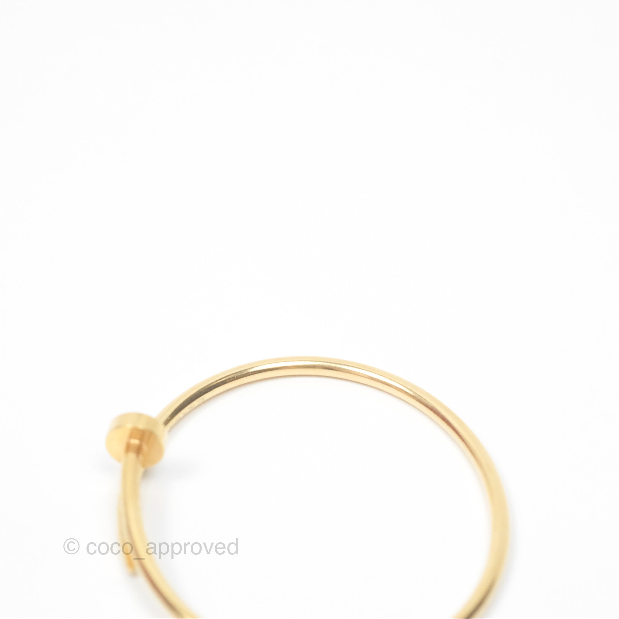 Cartier Small Juste Un Clou Bracelet 18K Yellow Gold Luxury Jewelry - Perfect for Weddings, Anniversaries & Special Occasions
