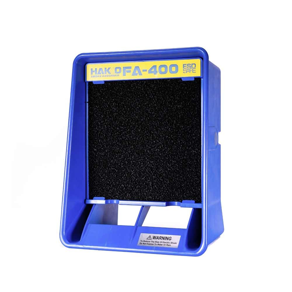 Hakko FA400-04 ESD-Safe Bench Top Smoke Absorber for Soldering - 1 Pack | Fume Extractor for Electronics Workbench, PCB Repair & DIY Projects