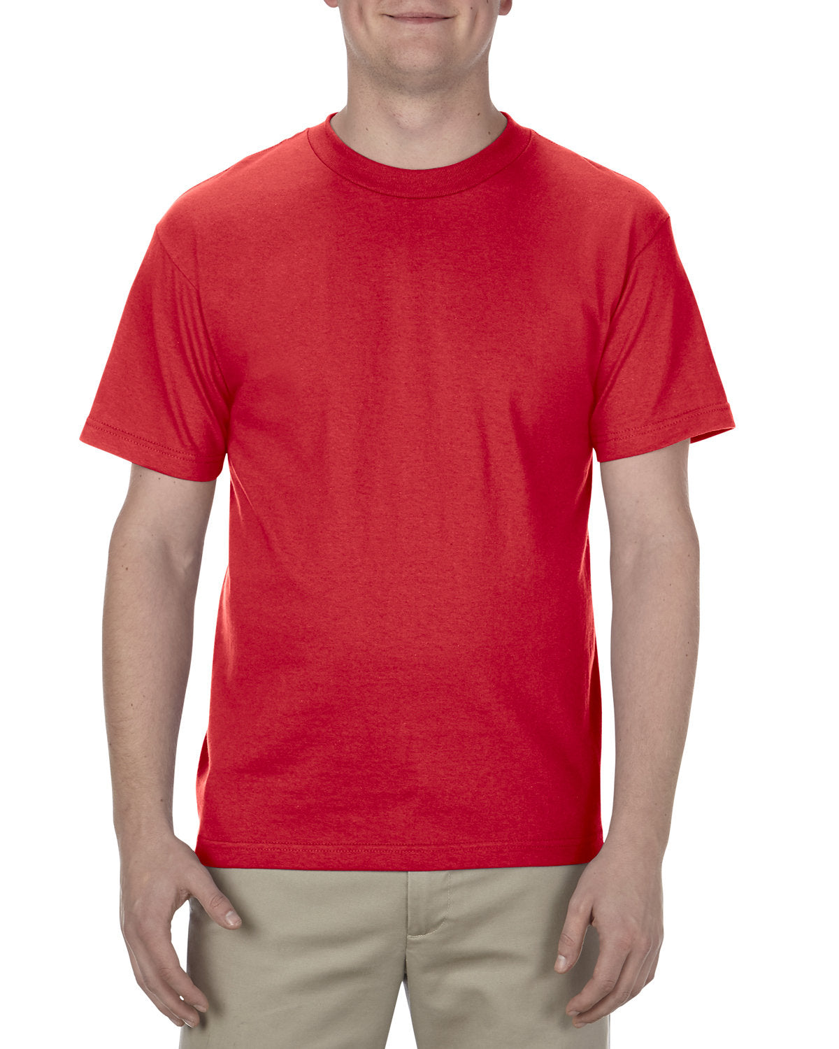 Alstyle AL1301 Men's & Women's 6.0 oz 100% Cotton Crew Neck T-Shirt - Soft Comfortable Tee for Casual Wear, Workout & Everyday Use