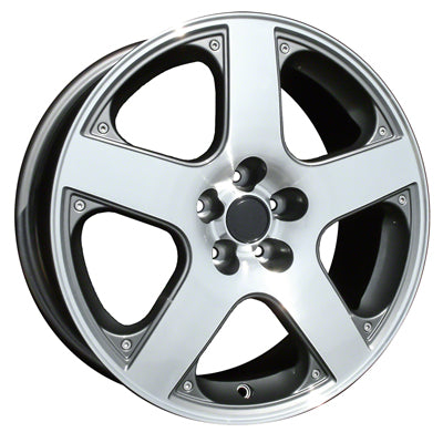 Volkswagen VW Jetta 17-Inch OEM Machined Alloy Wheels ALY069758 (2002-2011) - Compatible with 1J0601025J - Perfect for Car Upgrades & Replacement Parts