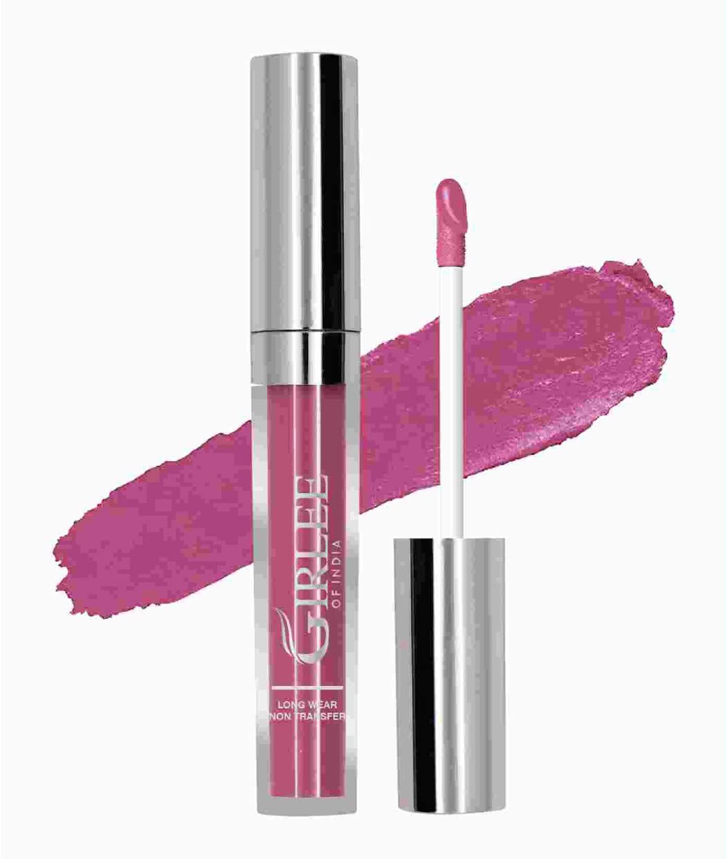 Makeup Mania Girlee Non-Transfer Liquid Lipstick - Long Lasting Matte Lip Color in Light Purple (#23) | Perfect for Everyday Wear, Parties & Special Occasions
