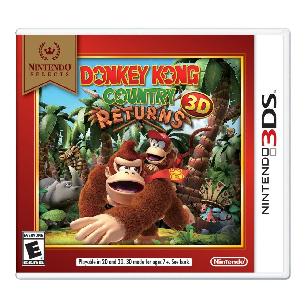 Nintendo Selects: Donkey Kong Country Returns 3D - Nintendo 3DS Standard Edition | Classic Platformer Game for Kids & Adults | Perfect for Travel & Family Game Nights