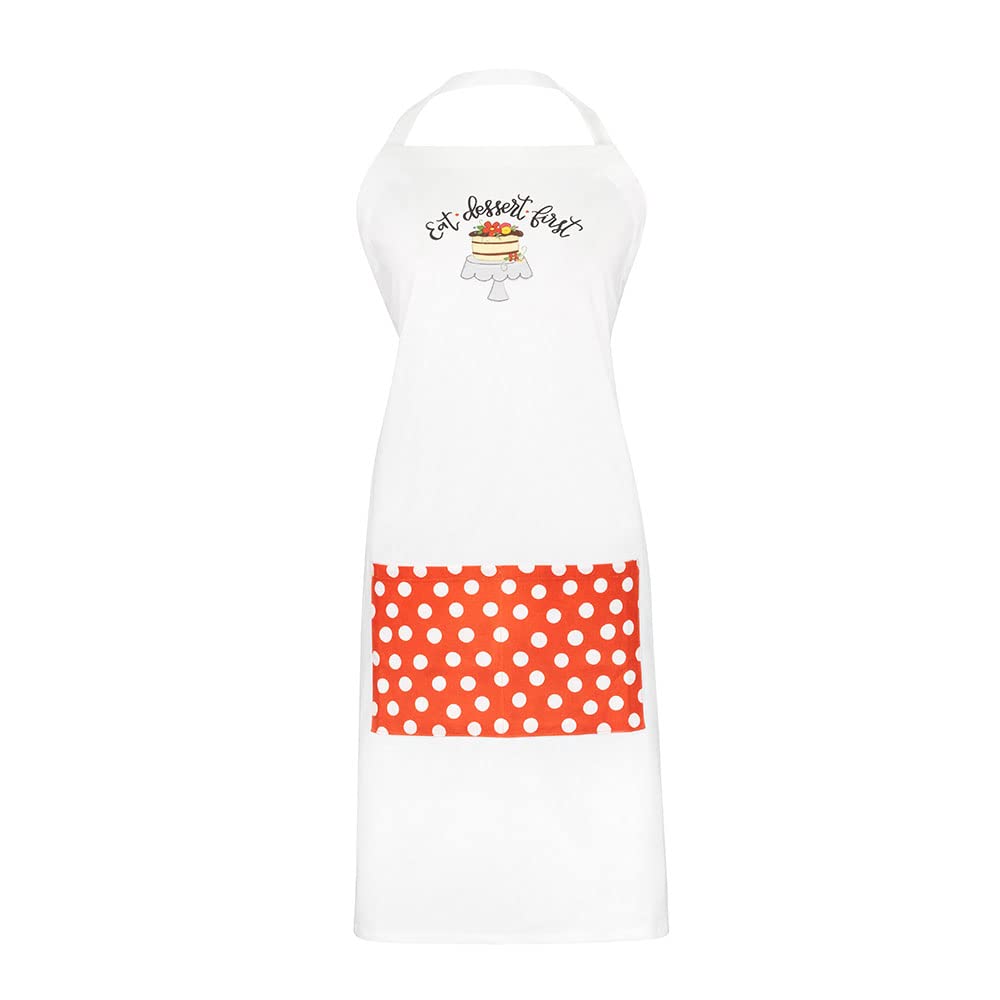 Women's Classic Kitchen Apron - Stylish and Functional Cooking Apparel for Baking, Grilling & Home Chefs - Perfect for Cooking, Hosting & Gift Giving