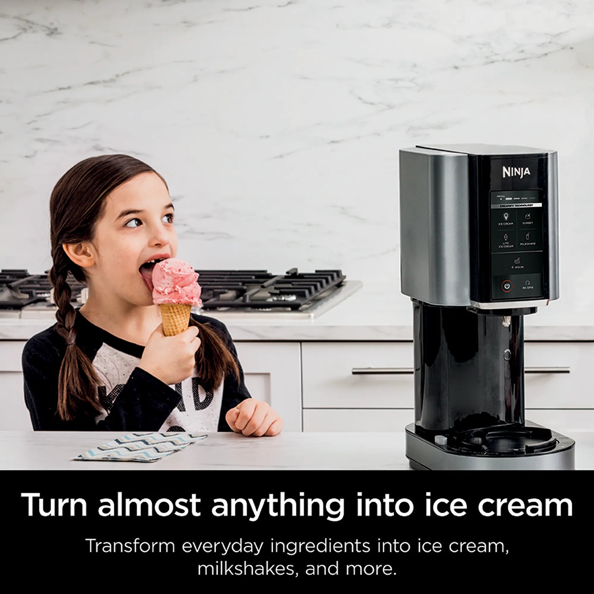 Ninja Creami Ice Cream Maker - Homemade Frozen Treats Machine for Gelato, Sorbet & Milkshakes - Perfect for Parties, Desserts & Healthy Snacks
