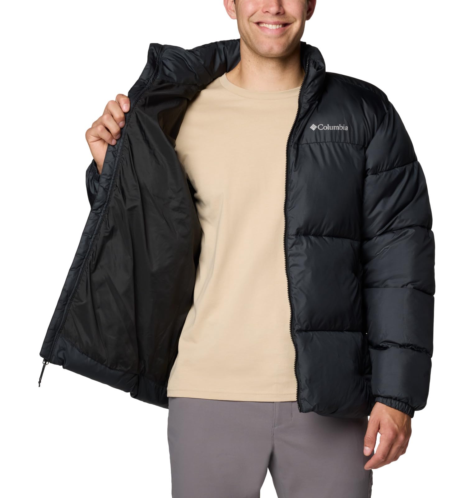 Columbia Men's Puffect III Jacket - Lightweight Waterproof Winter Coat with Omni-Heat Thermal Reflective, Windproof Insulated Puffer Jacket for Hiking, Skiing & Outdoor Activities