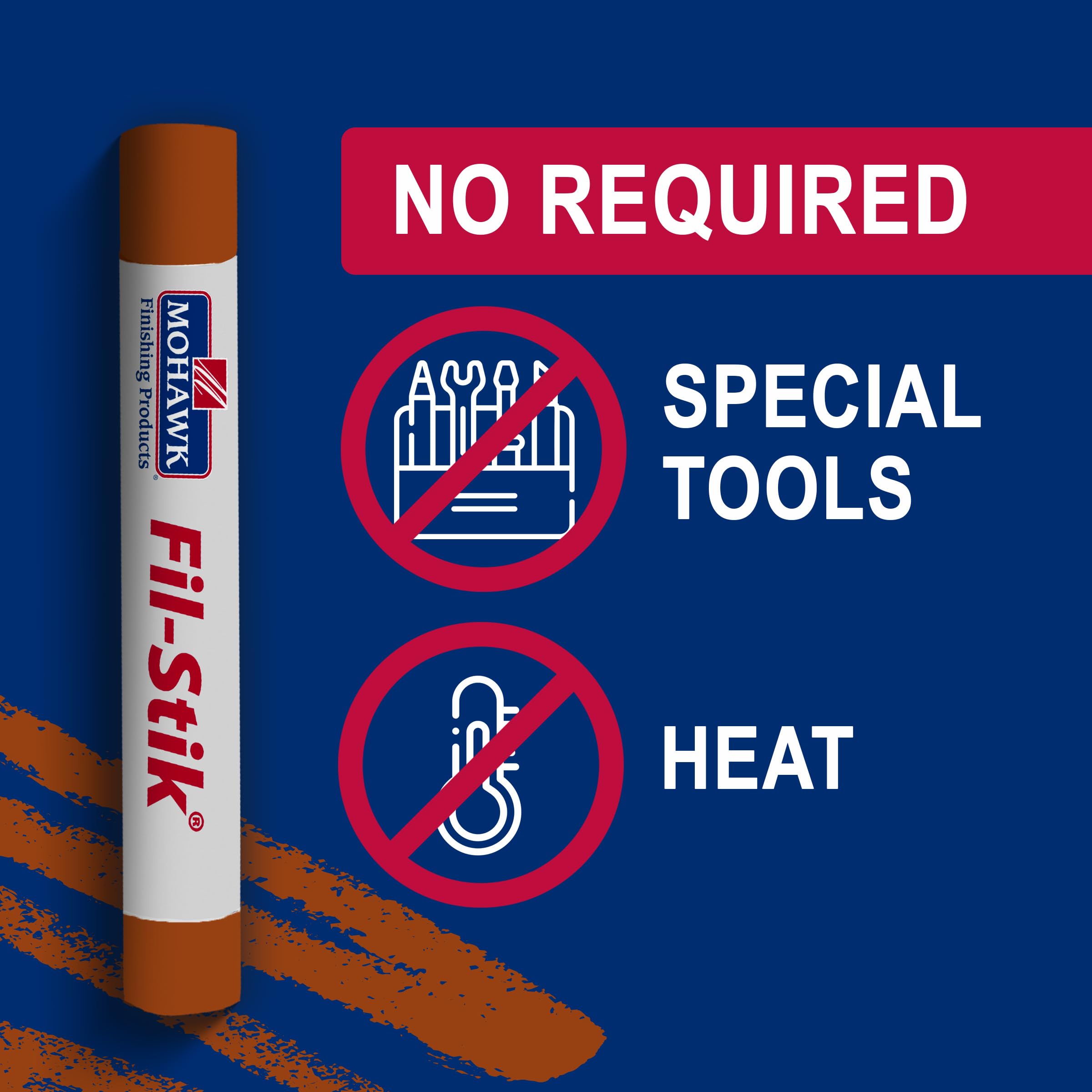 Mohawk Fil-Stik Wax Putty Stick - Maple Rock M230-0225 (1 Count) | Wood Furniture Repair & Scratch Cover for Tables, Floors & Cabinets | DIY Home Improvement & Restoration Projects