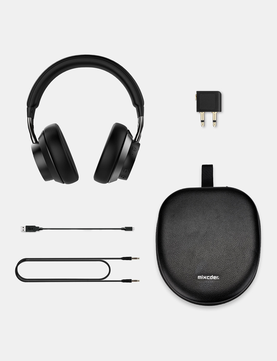 Mixcder E10 Wireless Noise Cancelling Headphones - Bluetooth Over Ear Headset with Hi-Fi Sound, 30H Playtime for Travel, Work & Gaming