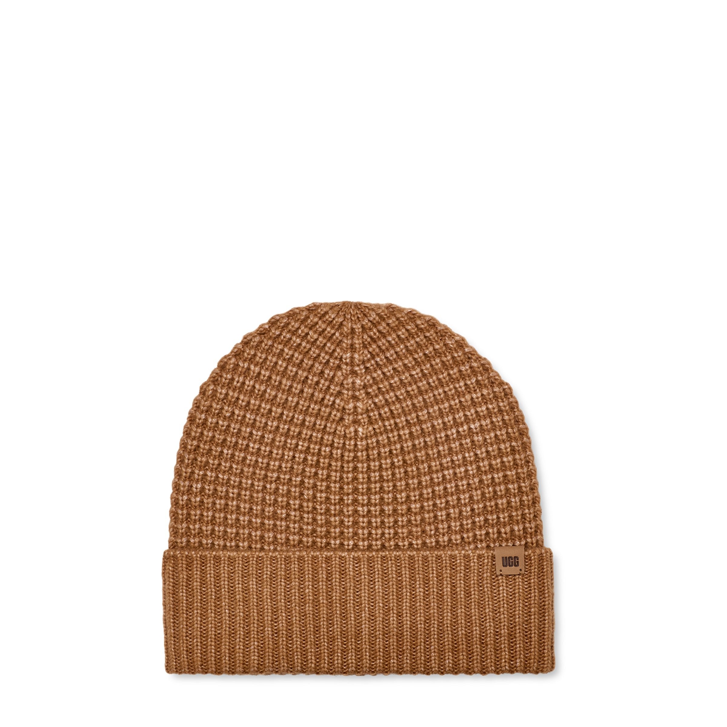 UGG Men's Waffle Cuff Beanie - Soft Winter Knit Hat for Cold Weather - Perfect for Skiing, Snowboarding & Outdoor Activities