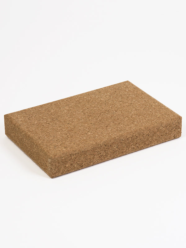 Premium Cork Yoga Block for Yoga Studio - Non-Slip Yoga Brick for Balance & Support - Ideal for Hot Yoga, Pilates & Home Workouts