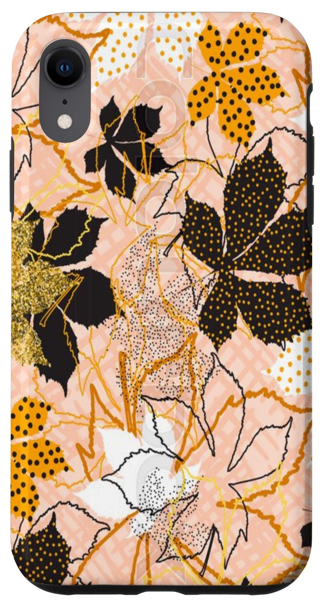 iPhone XR Fall Leaves Phone Case - Durable Protective Cover with Stylish Autumn Design - Perfect for Everyday Use, Travel & Outdoor Activities