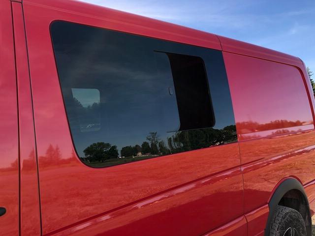 AMA Driver Side Forward Screened Half Slider Window for 2007-2024 Vehicles - Perfect for Off-Roading & Truck Customization