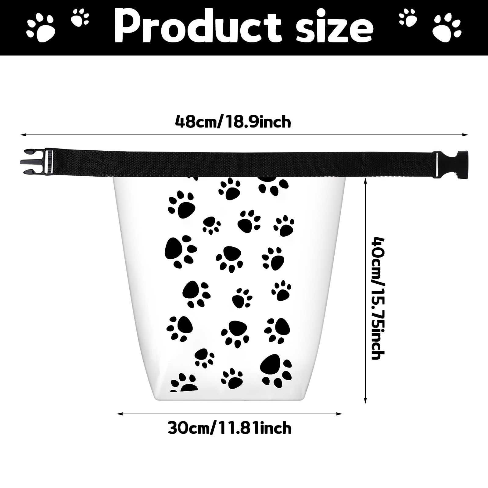 AliceSet 3-Piece Portable Dog Food Travel Bag Set - 40 Cup Capacity, Waterproof Pet Food Storage Container for Camping, Hiking & Daily Use | Perfect for Road Trips, Outdoor Adventures & Pet Travel