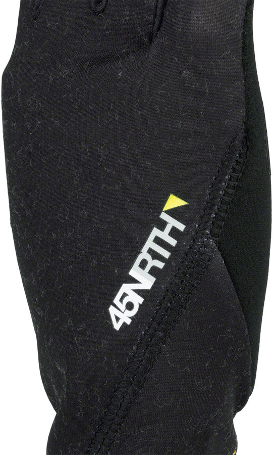 45NRTH 2023 Risor Liner Gloves - Black Full Finger Winter Gloves for Men & Women, Medium Size - Perfect for Cycling, Skiing & Outdoor Activities in Cold Weather