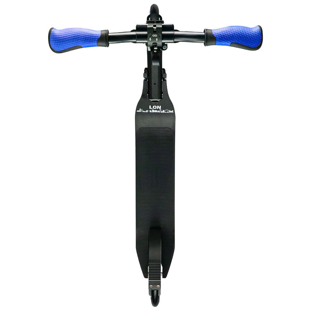 Crazy Skates Foldable Kick Scooter for Adults, Teens & Kids - Adjustable Handlebars, Lightweight Design with Carrying Strap - Fast Folding Commuter Scooter for Urban Travel, Campus & Neighborhood Rides