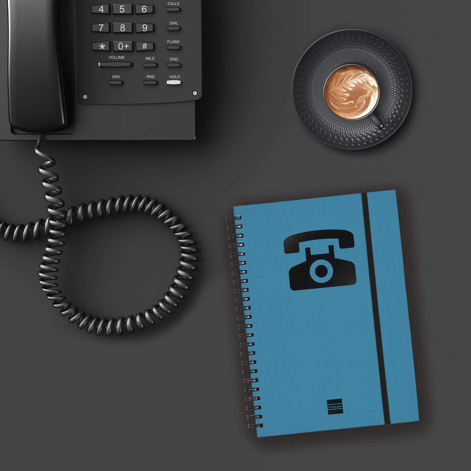 Blue Phone Book - Durable & Stylish Phone Organizer for Home, Office, and Travel | Perfect for Keeping Contacts, Notes, and Important Numbers Handy
