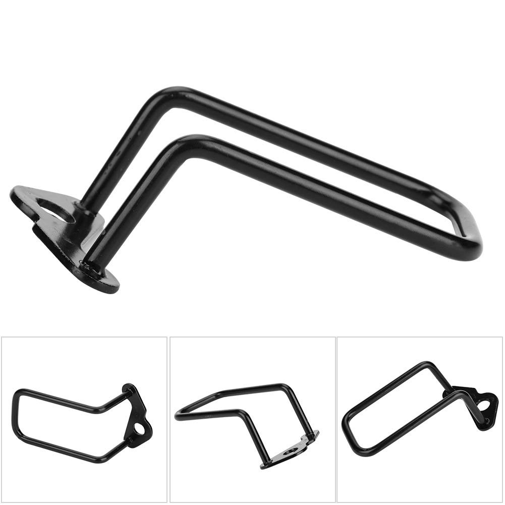 Mountain Bike Rear Derailleur Guard - Adjustable Chain Protector for Outdoor Cycling (Black)