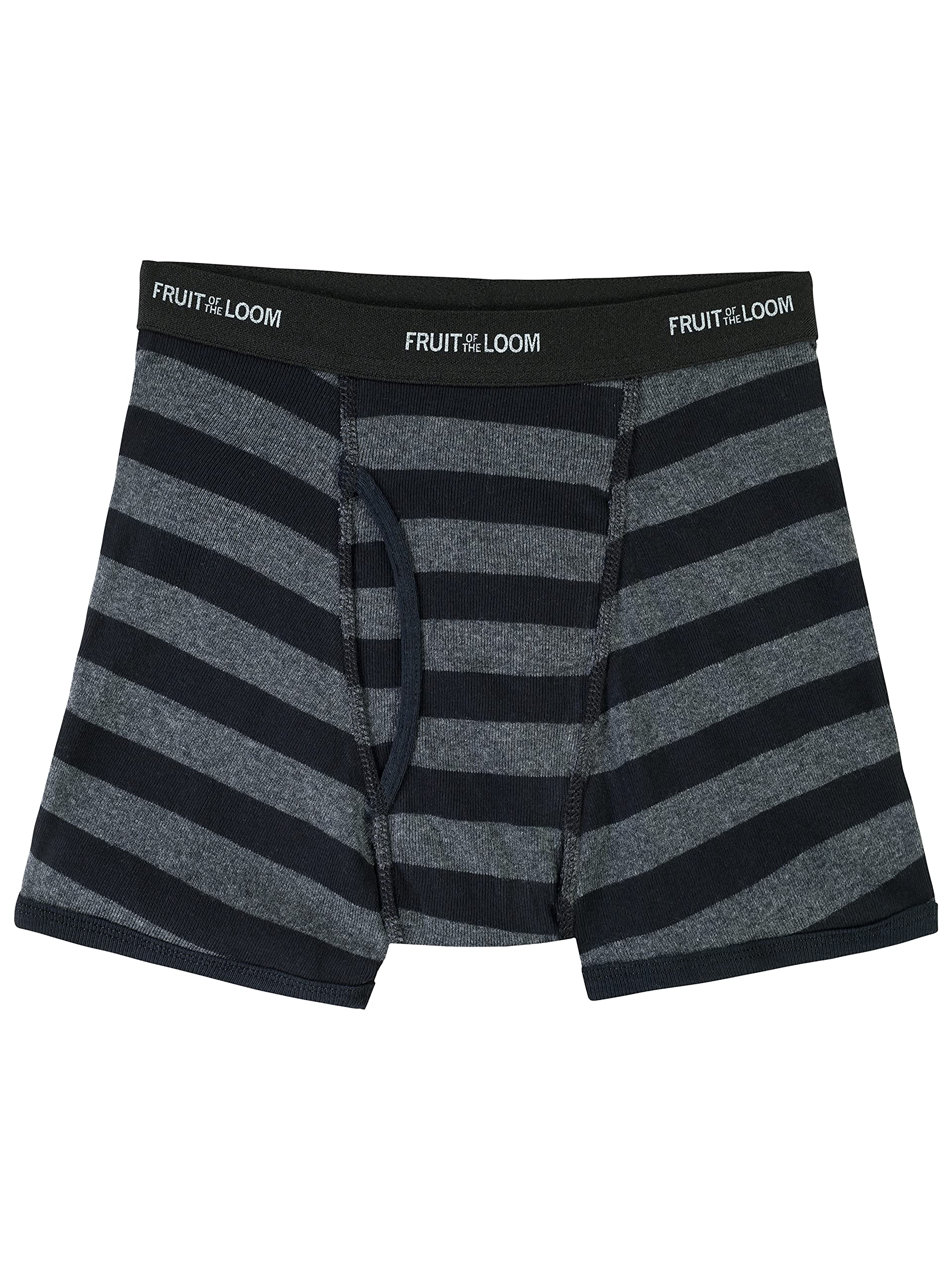 Fruit of the Loom Boys' Boxer Briefs - Soft Cotton Underwear for Kids, 5-Pack - Comfortable & Breathable for School, Sports & Everyday Wear