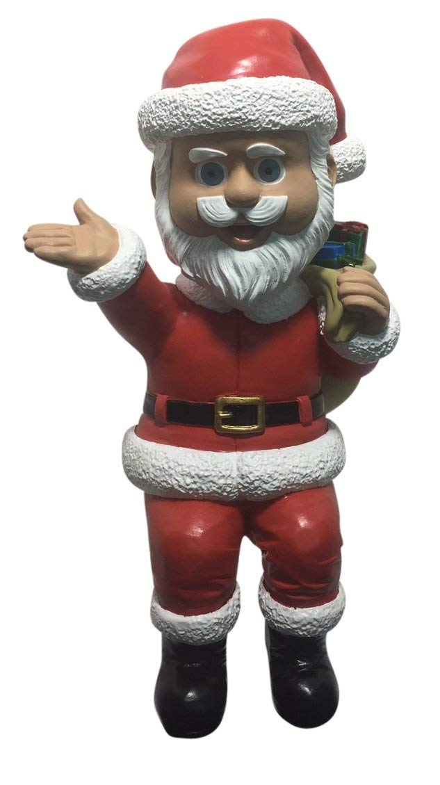 Santa Claus Mantle Mates - Festive Shelf Sitter Bobblehead for Christmas Decor, Desk & Table Display | Perfect for Holiday Home Decor, Office Decorations & Gift Giving