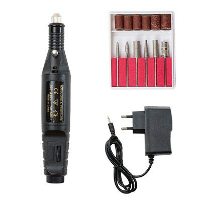 Professional Electric Nail Drill Kit - Portable Manicure & Pedicure Machine for Nail Art, Polishing & Grinding (Set of 7 Colors) | Perfect for Home Salon, Nail Care & Professional Nail Technicians