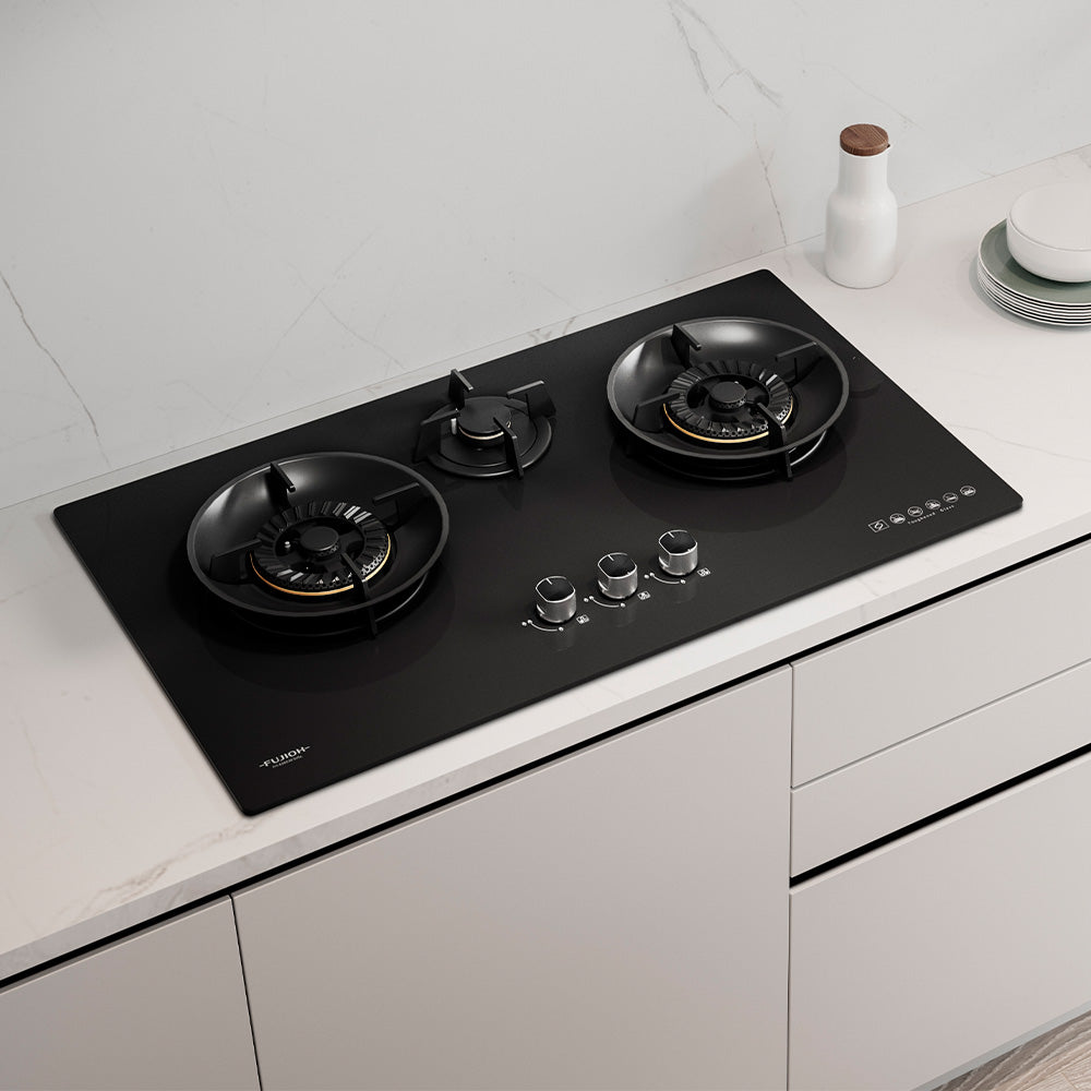 FH GS6520 SVSS TG 2-Burner Gas Stove - Compact & Efficient for Small Kitchens, Apartments, and Outdoor Cooking