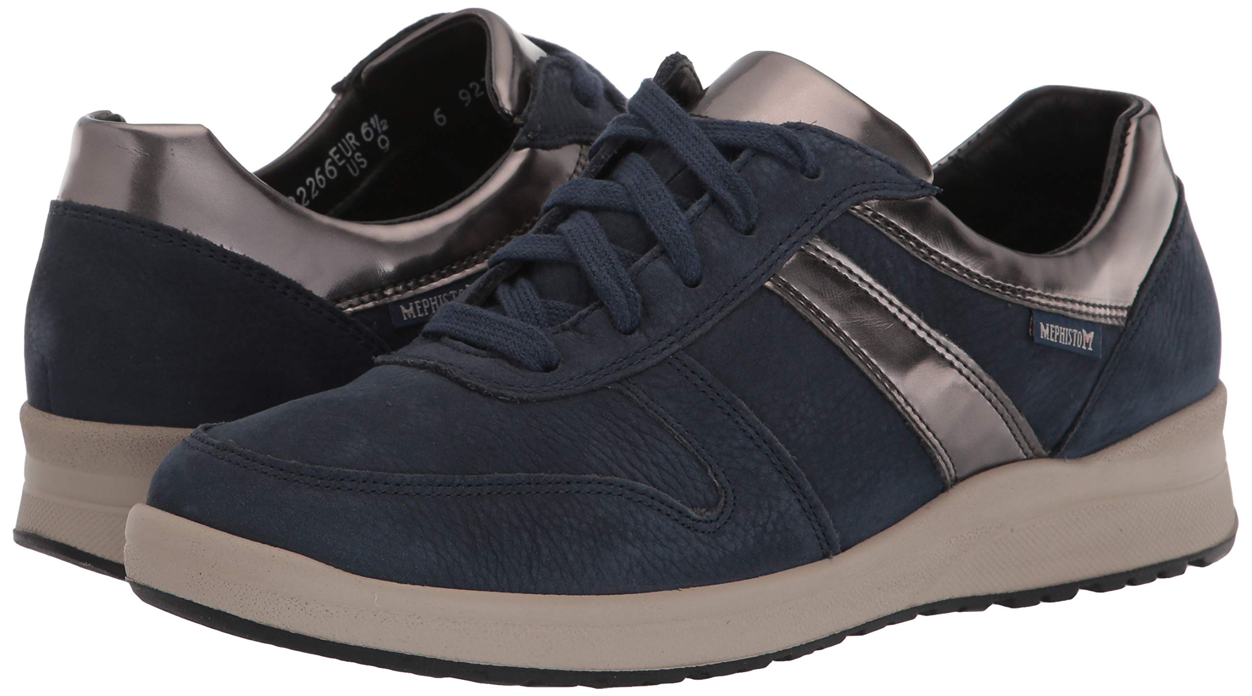 Mephisto Women's Comfortable Walking Sneakers - Lightweight Casual Shoes for Travel, Work & Everyday Wear