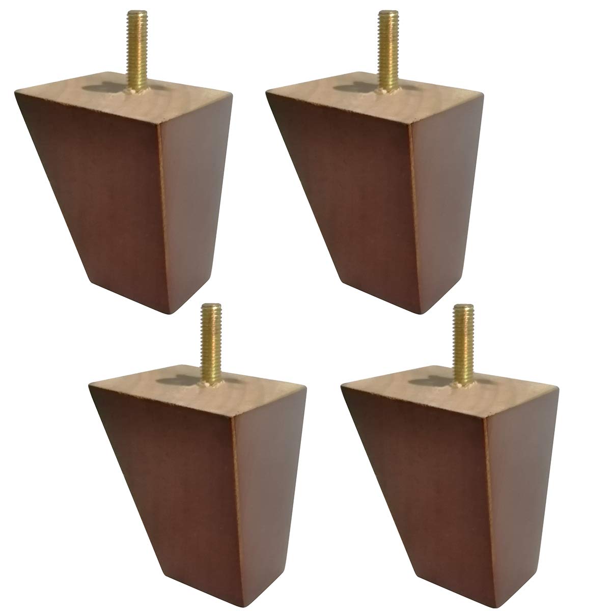 4 Pack Solid Wood Sofa Legs - 3