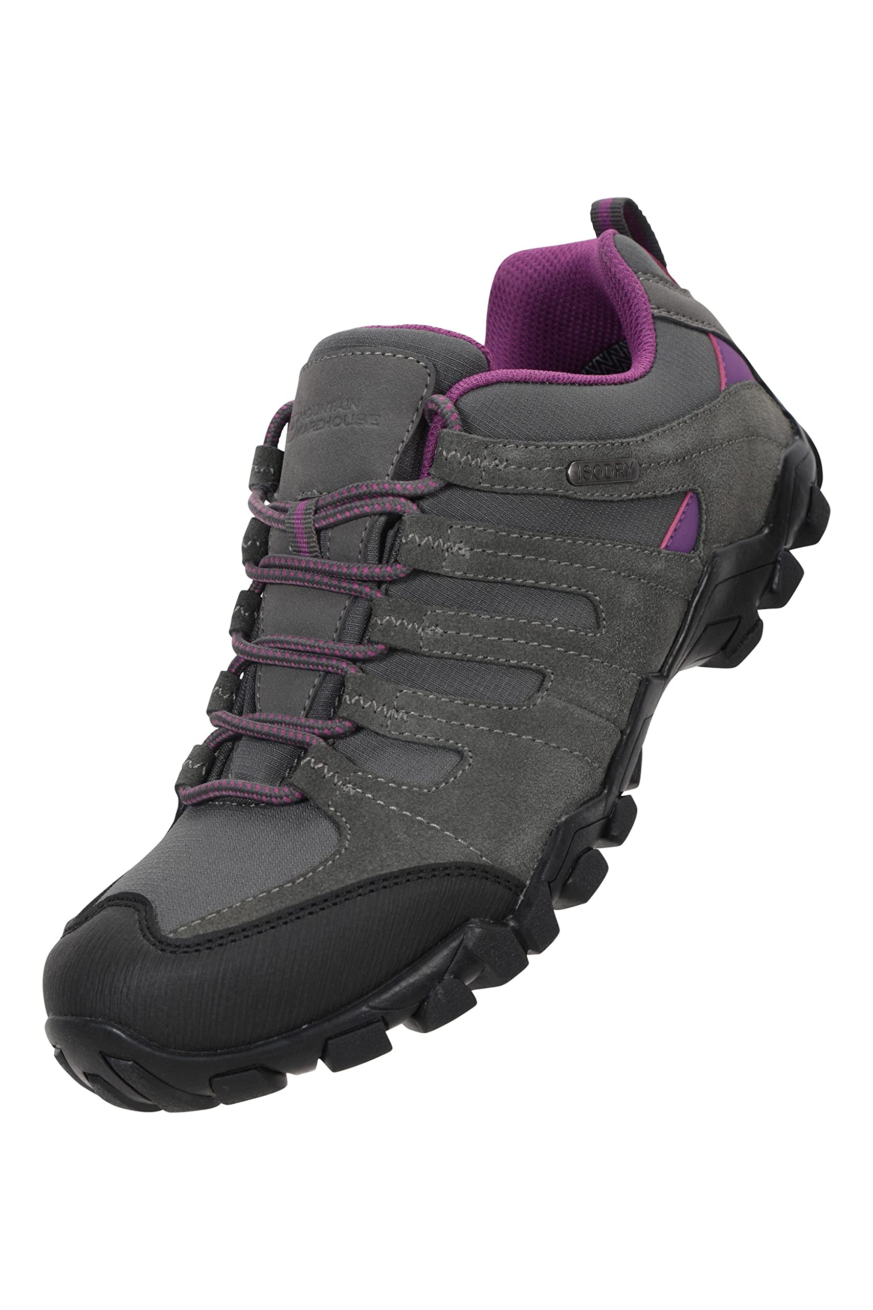 Mountain Warehouse Belfour Women's Waterproof Hiking Shoes - Lightweight Trekking Boots for Outdoor Adventures & Trail Walking