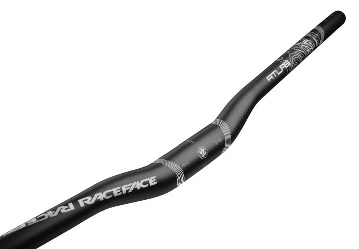 Race Face Atlas 31.8mm Mountain Bike Handlebar - Lightweight Aluminum Alloy Riser Bar for MTB, Enduro & Trail Riding - Perfect for Off-Road Cycling Adventures