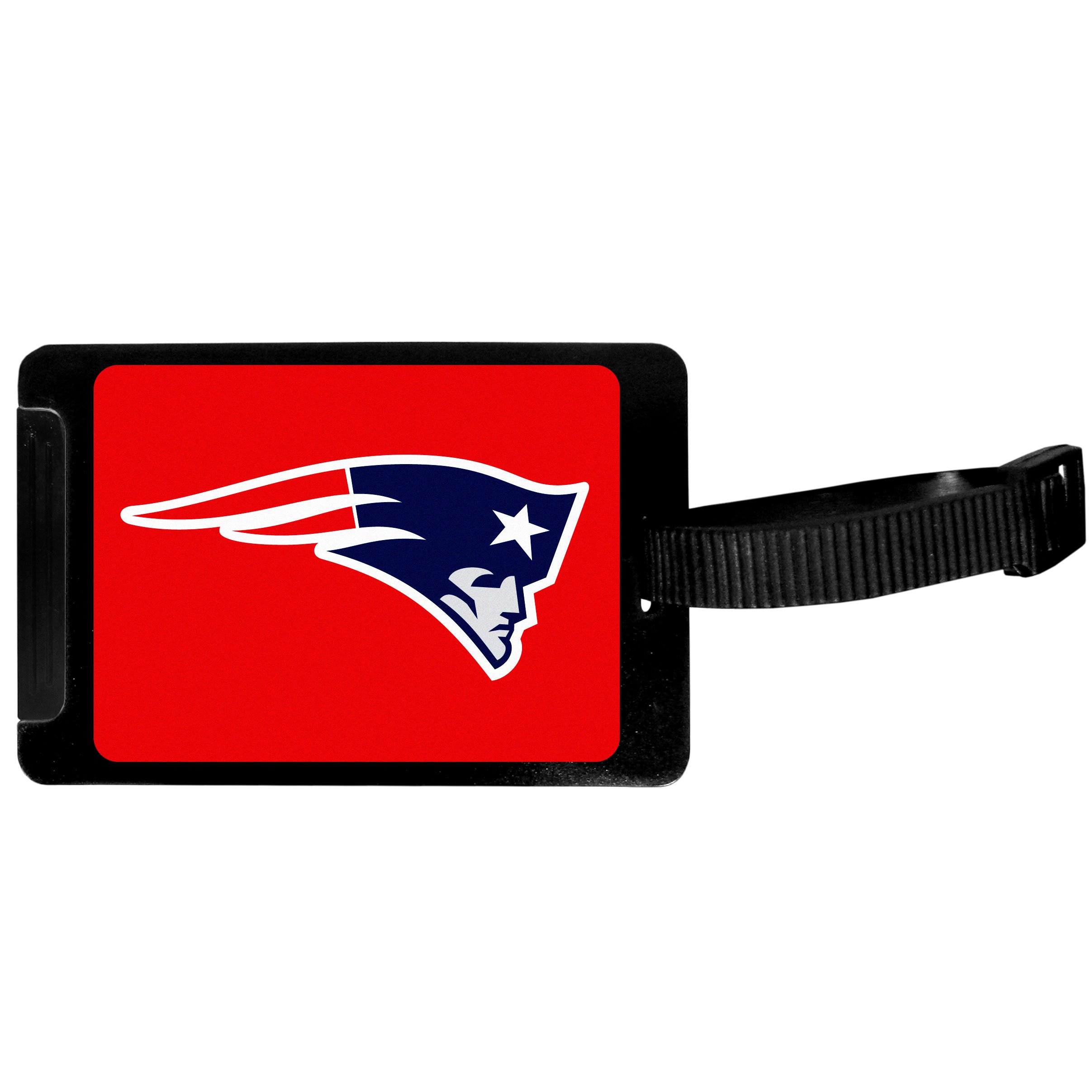 Official NFL New England Patriots Luggage Tag - Durable Travel ID Tag for Patriots Fans - Perfect for Suitcases, Backpacks & Gym Bags