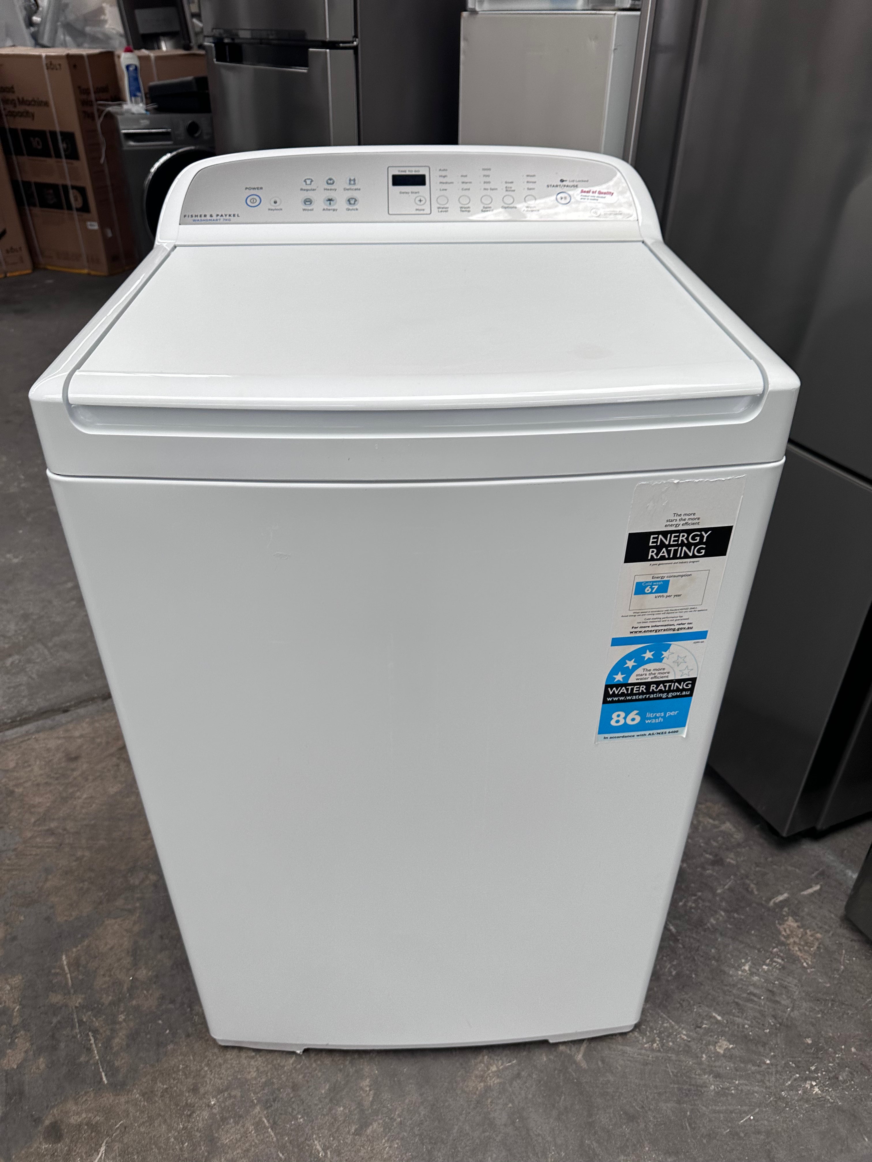 Refurbished Fisher & Paykel 7kg Top Load Washing Machine - Perfect for Small Apartments, Laundry Rooms & Energy-Efficient Homes