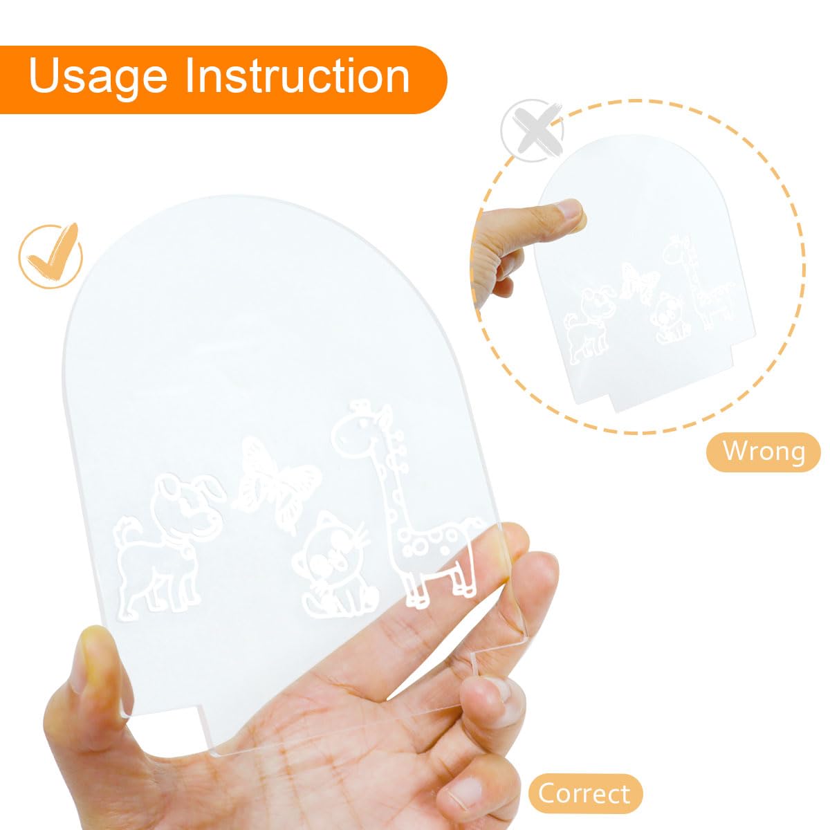 Personalized LUMINARA HAVEN LED Night Light for Baby - Custom Nursery Lamp, Kids Bedside Table Light with Animal Designs - Perfect Gift for Newborns, Baptism, Boys & Girls (Use in Nursery, Bedroom, or as Soothing Nightlight)