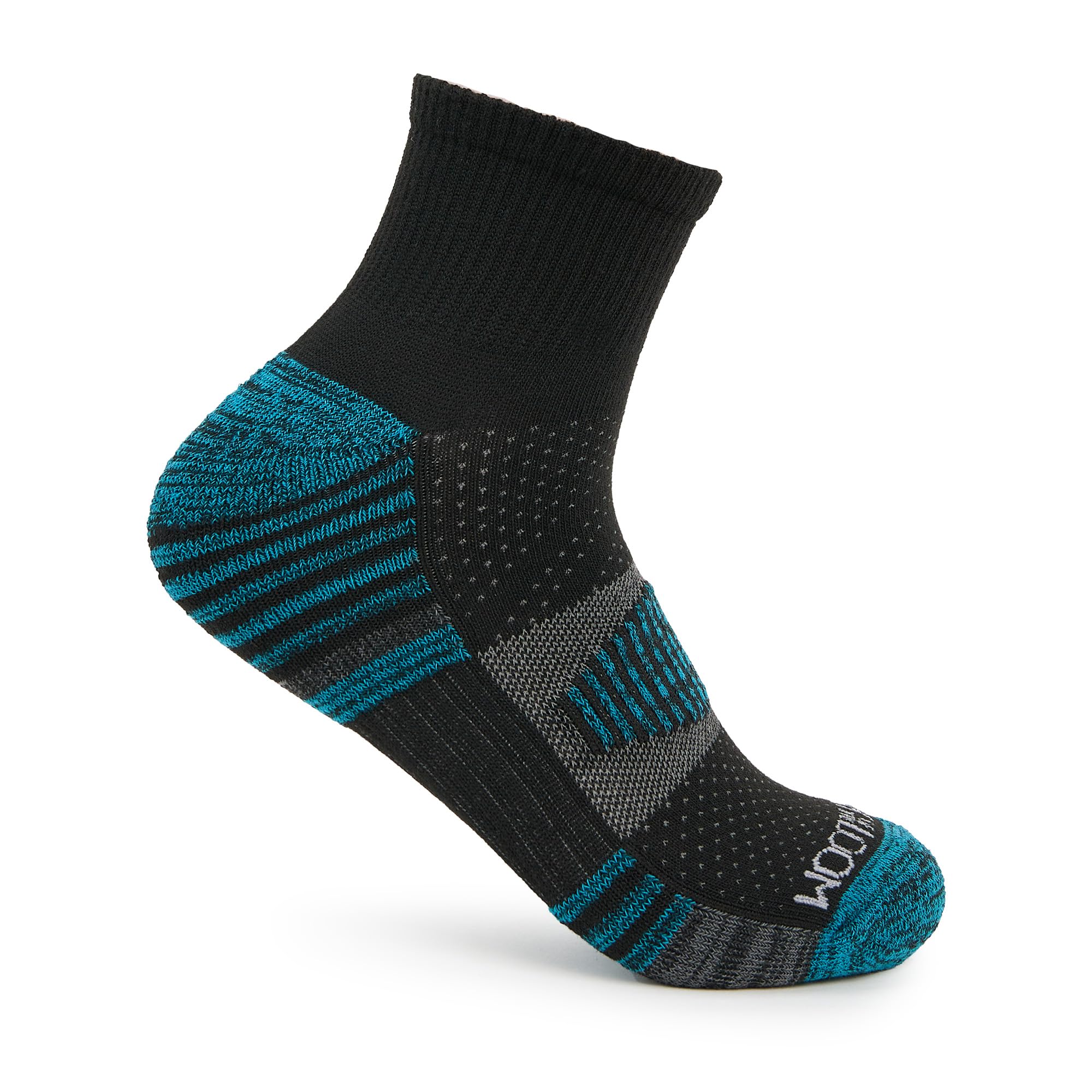 Fruit of the Loom Men's Breathable Performance Ankle Socks - Moisture-Wicking Athletic Socks for Running, Gym & Everyday Comfort
