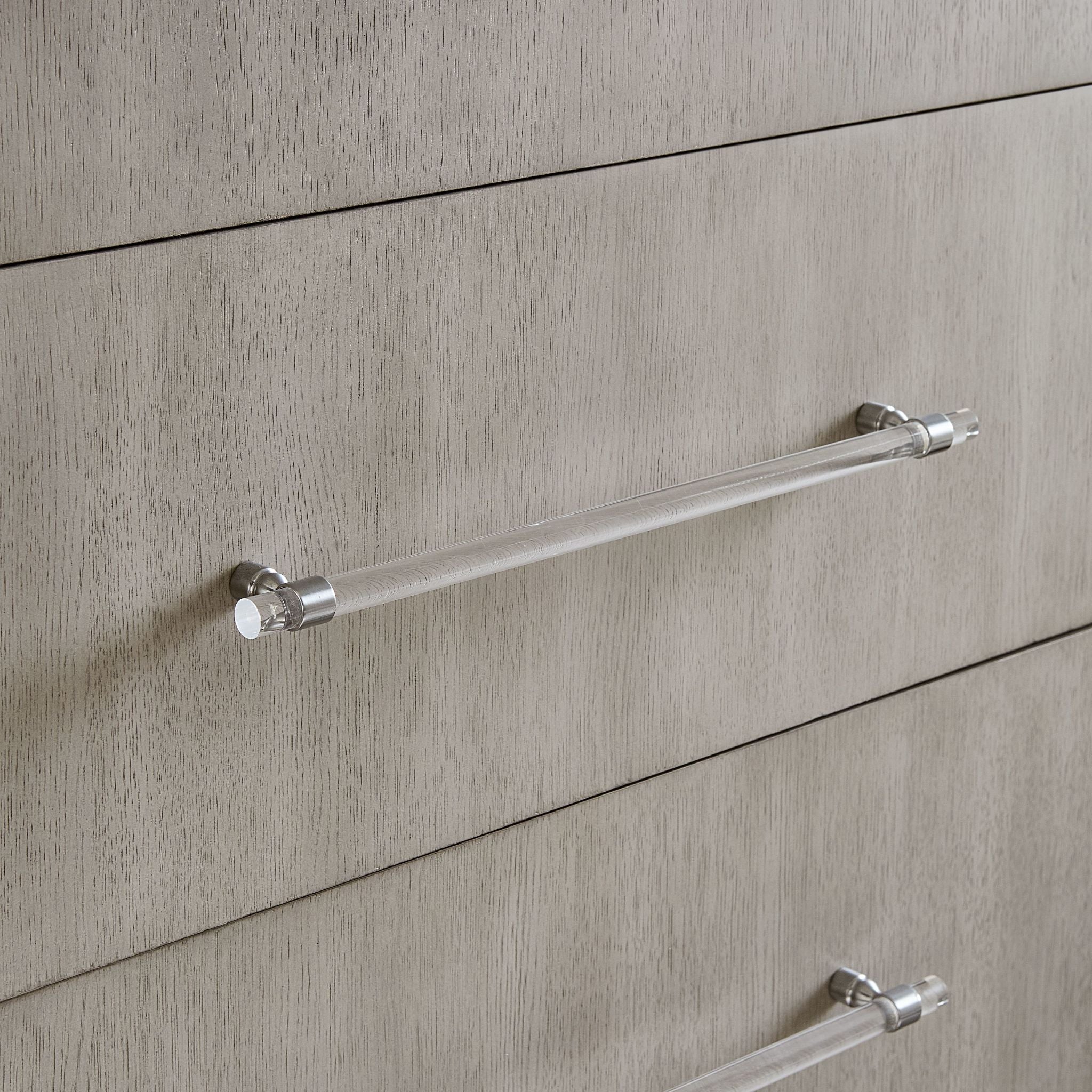 Argento 6-Drawer Dresser in Misty Grey - Modern Bedroom Storage Furniture for Home Organization & Stylish Decor