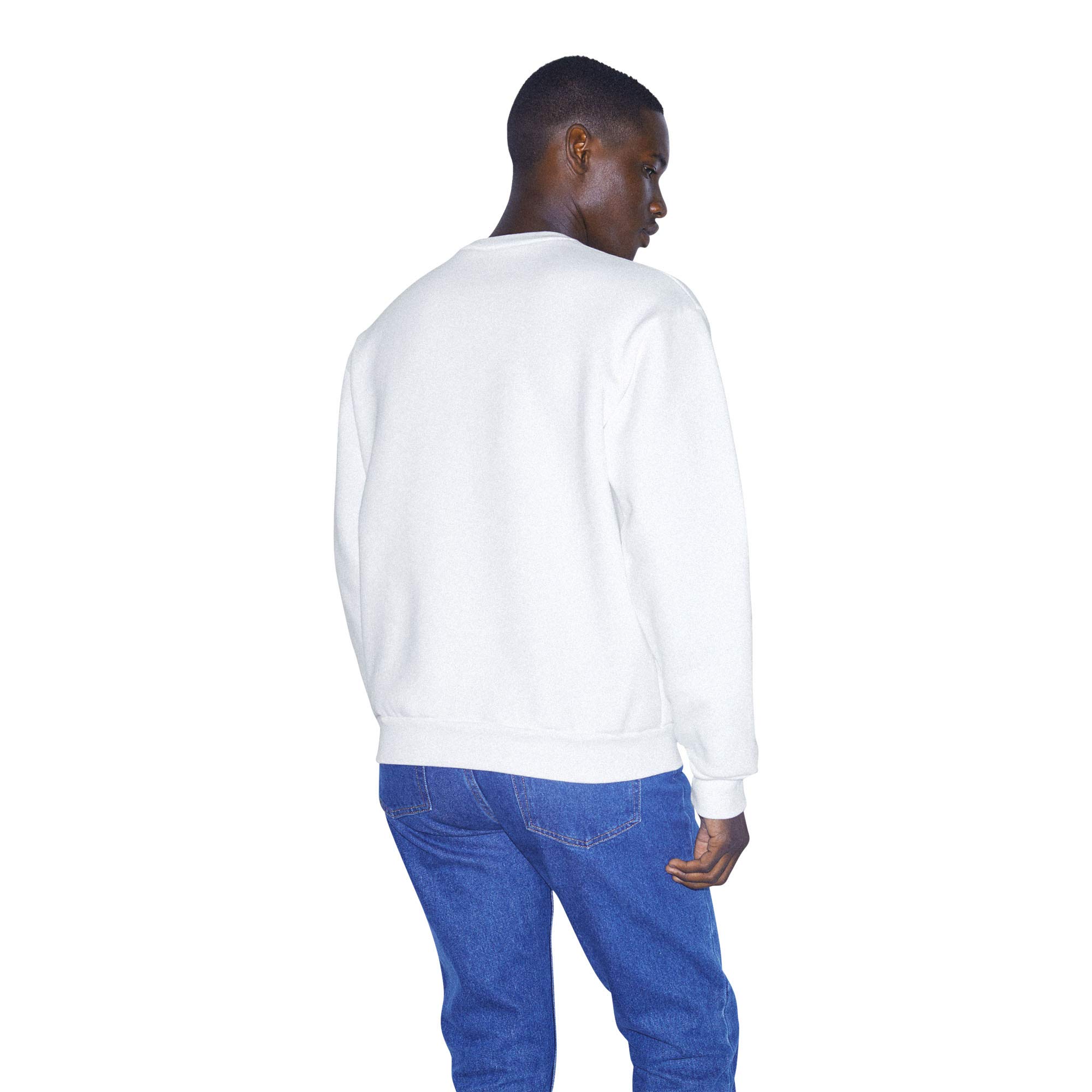 American Apparel Men's Mason Fleece Long Sleeve Crewneck Pullover Sweatshirt - Soft Warm Winter Casual Wear for Men, Perfect for Outdoor Activities & Lounge