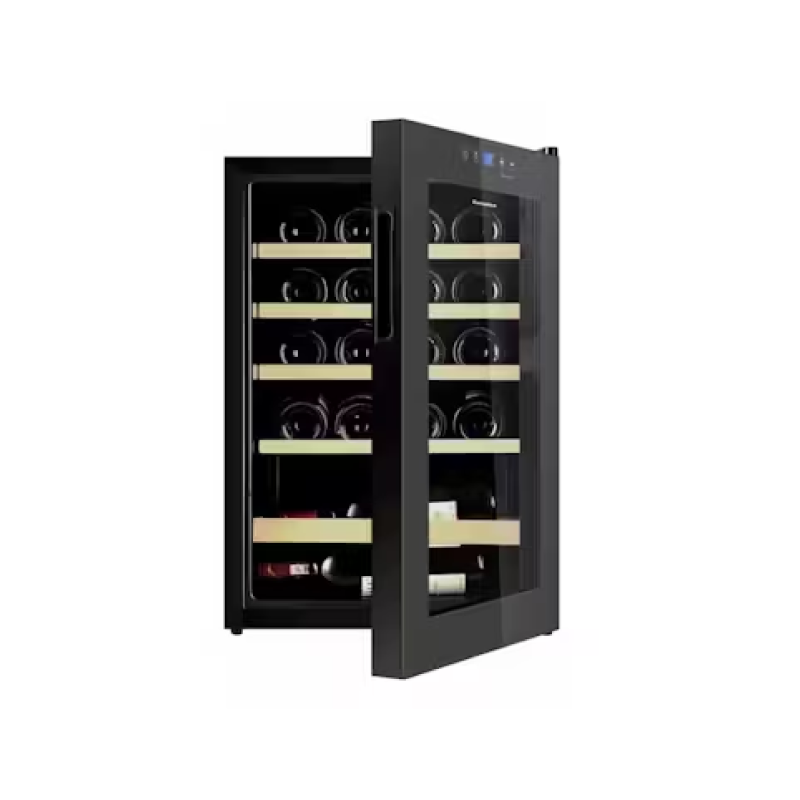 Europace EWC3203DGY 20 Bottle Dual Zone Wine Cooler Refrigerator - Perfect for Home Bars, Restaurants & Wine Cellars