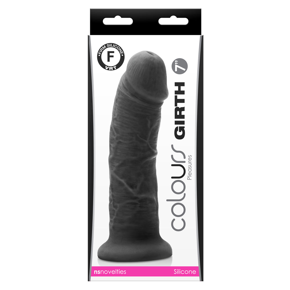 Colours Pleasures 7 Inch Realistic Dildo with Thick Girth - Adult Sex Toy for Solo Play & Couples Intimacy