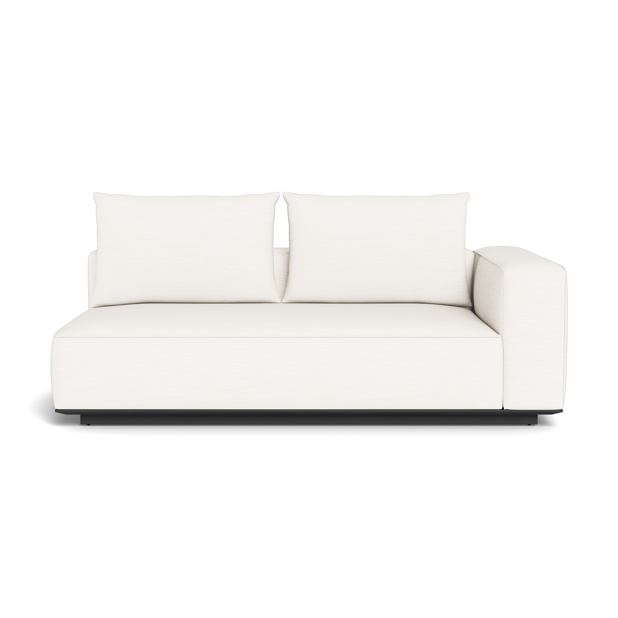Santorini Outdoor Long Return Right Sectional Sofa Set - Perfect for Patio, Garden, and Backyard Relaxation