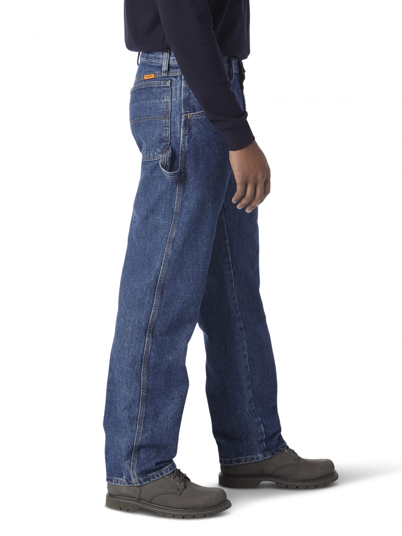 Wrangler Men's Riggs Workwear Flame Resistant Carpenter Jeans - Durable FR Work Pants for Construction, Carpentry & Industrial Safety | OSHA Compliant Workwear
