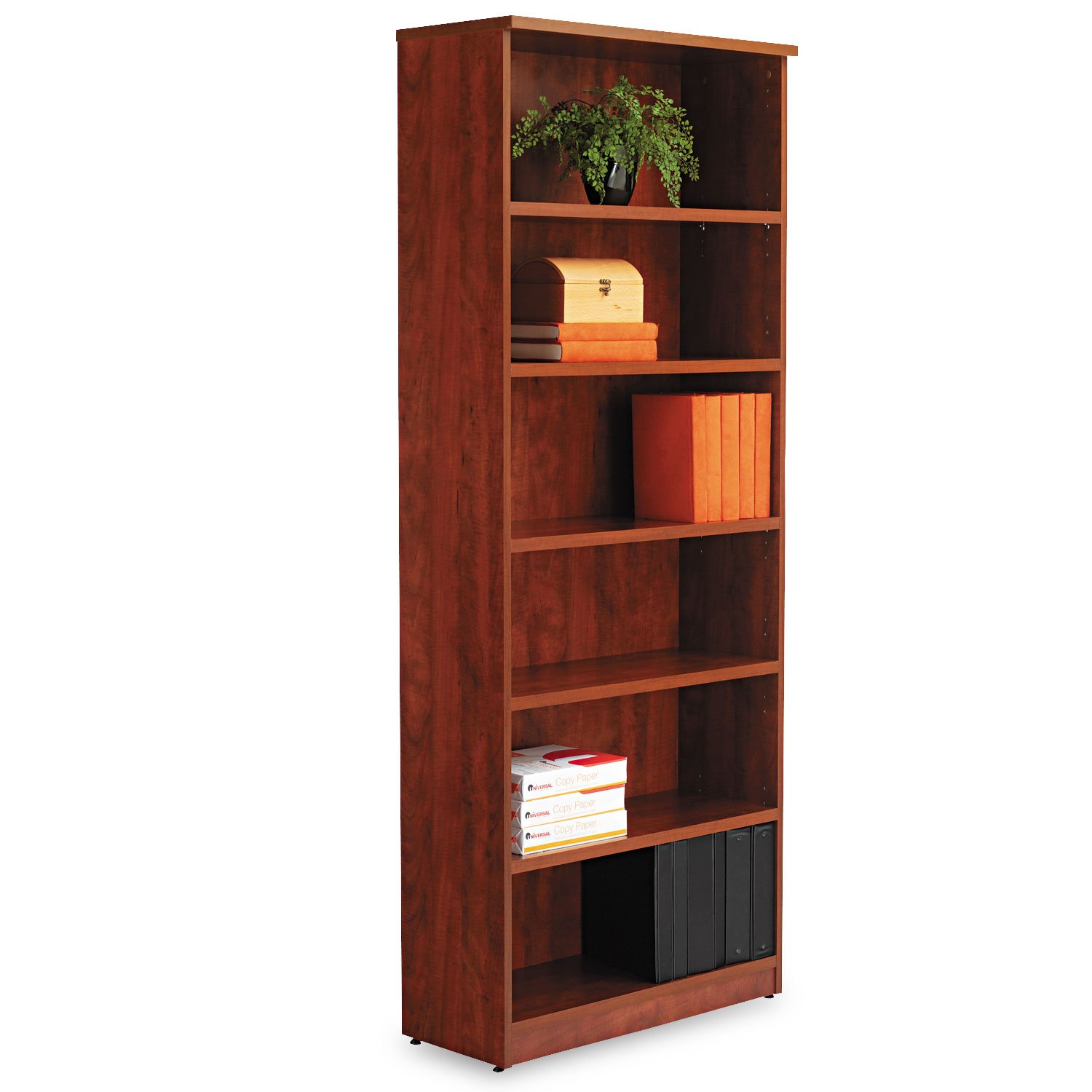Alera Valencia 6-Shelf Bookcase - 31.75