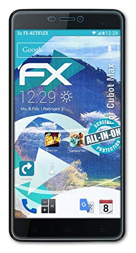 Cubot Max Screen Protector - 3 Pack Ultra Clear Flexible HD Film | Anti-Scratch & Bubble-Free Protection for Cubot Max Smartphone | Perfect for Work, Travel & Daily Use
